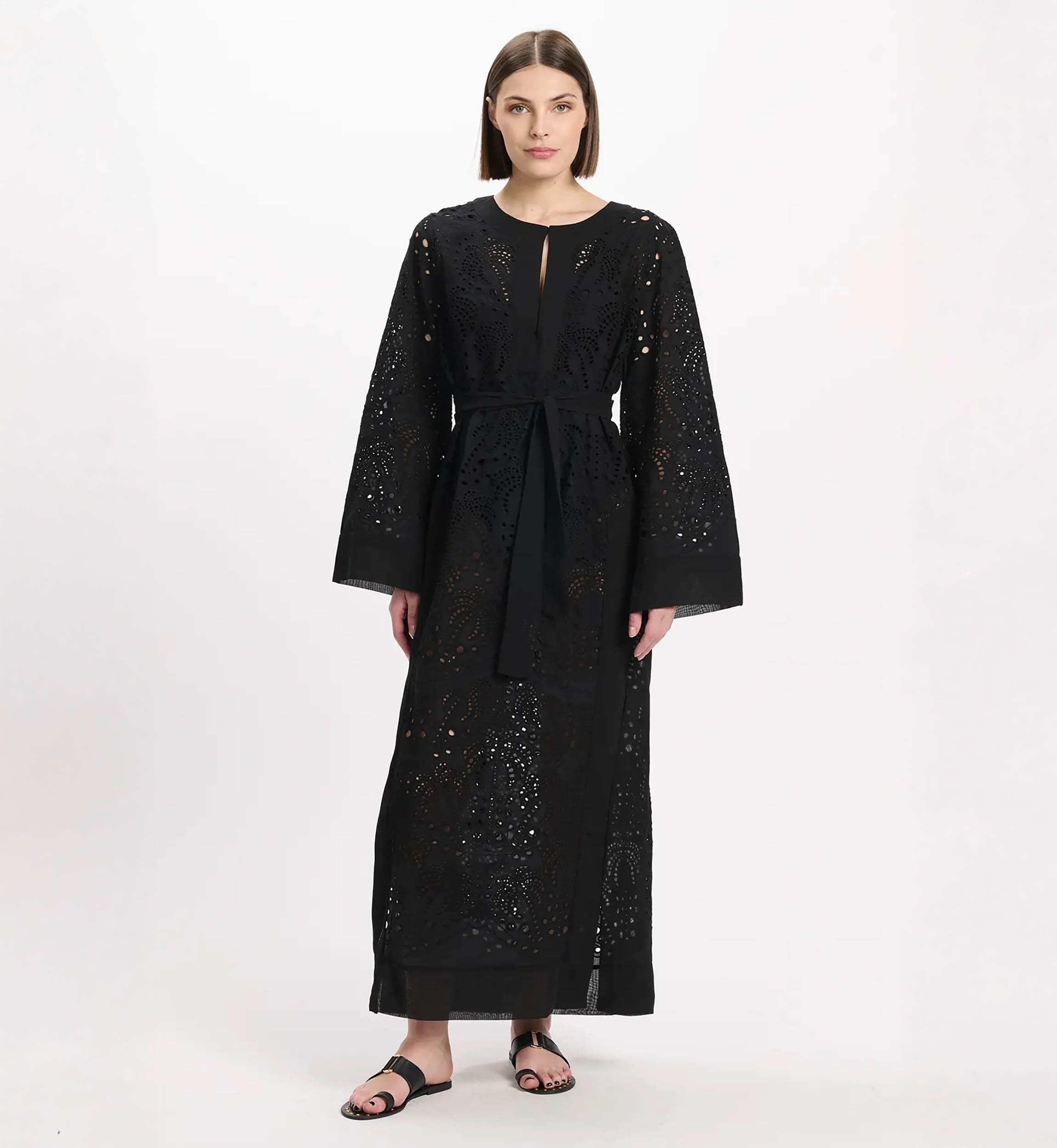 Miss June Paris — Vestido Largo Penny Negro