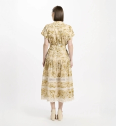 Miss June Paris — Brita Midi Kleid Beige