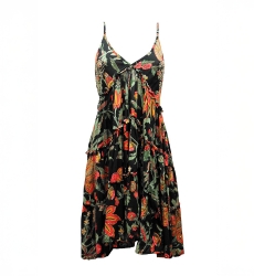 Abito corto Duo, Floreale, Cotone, Miss June Paris, 4