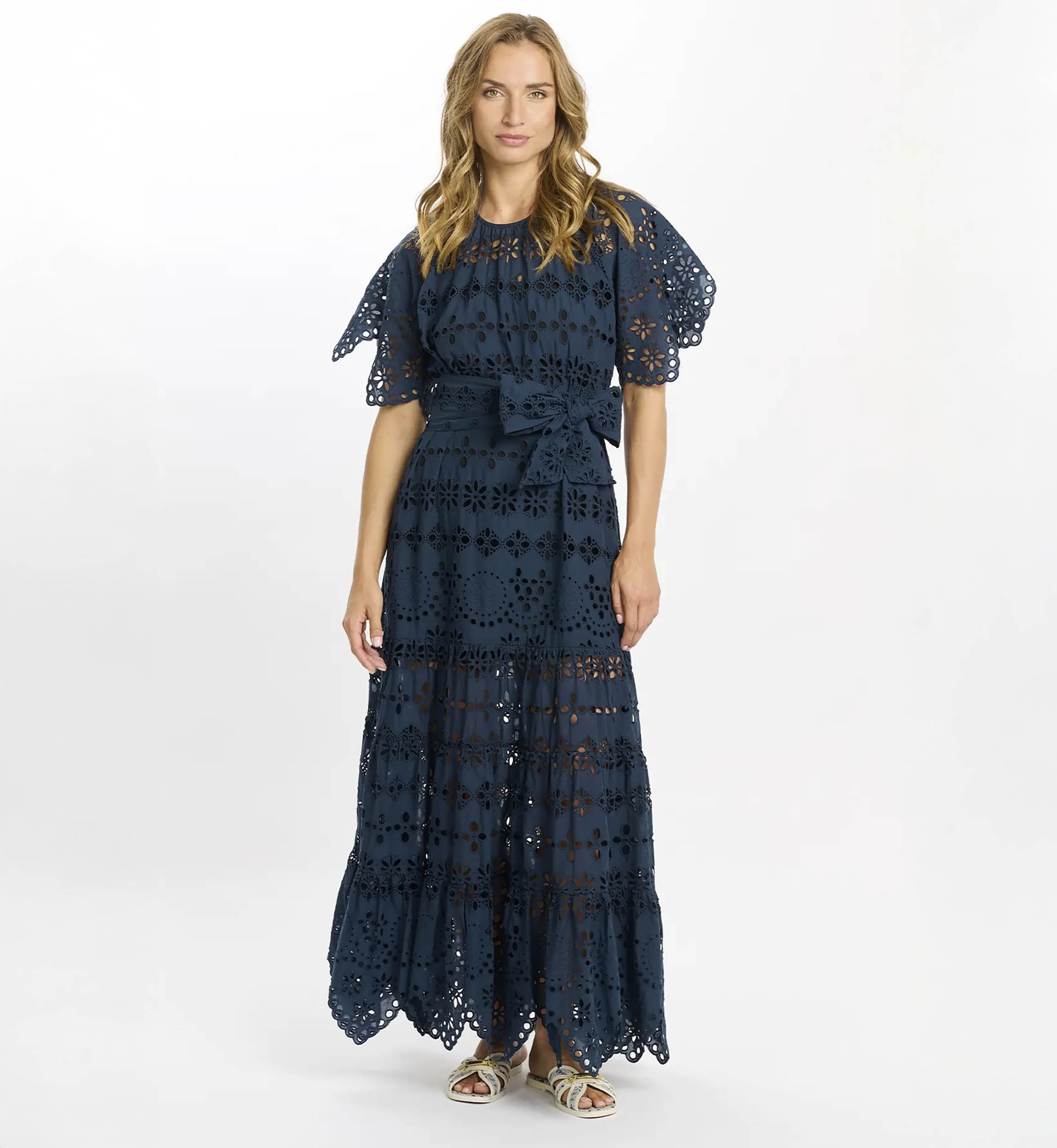 Miss June Paris — Abito Lungo Astrid Navy