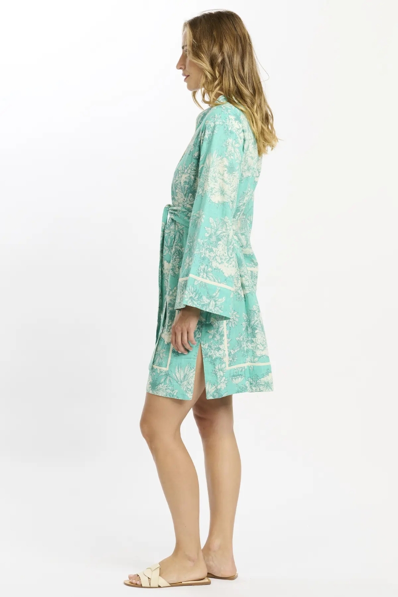 Miss June Paris — Vestido Curto Callistan Aqua