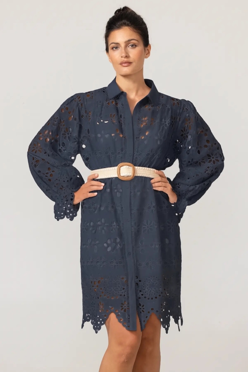 Miss June Paris — Vestido Curto Nao Marinho