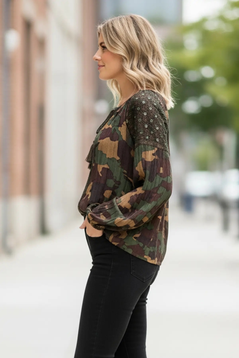 Miss June Paris — Blusa Army