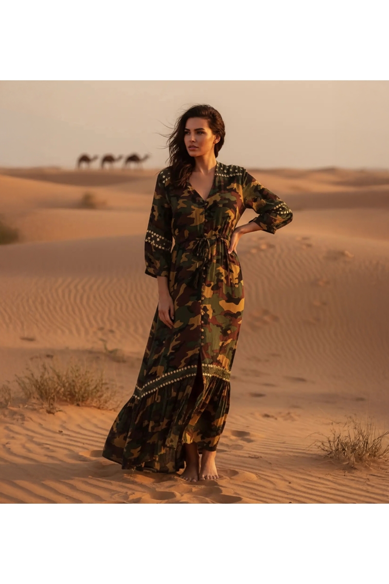 Miss June Paris — Long Dress Sahara