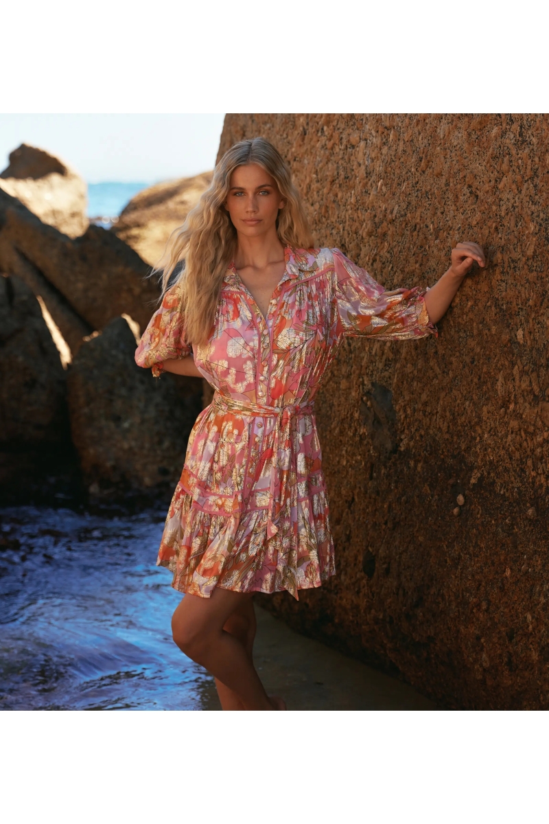 Miss June Paris — Vestido Curto Cyra Rosa