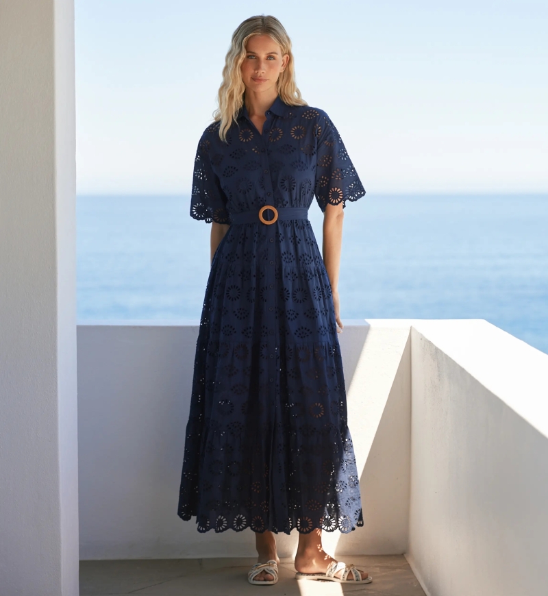 Abito Lungo Apoline Navy