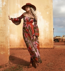 Miss June Paris — Vestido Longo Olympe Rosa