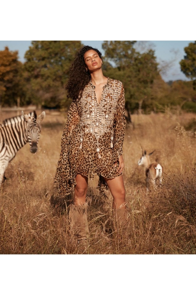 Miss June Paris — Kayla Short Kaftan