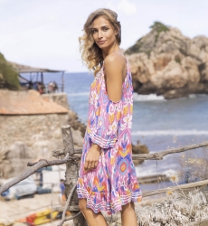 Miss June Paris — Kurzes Kleid Birds