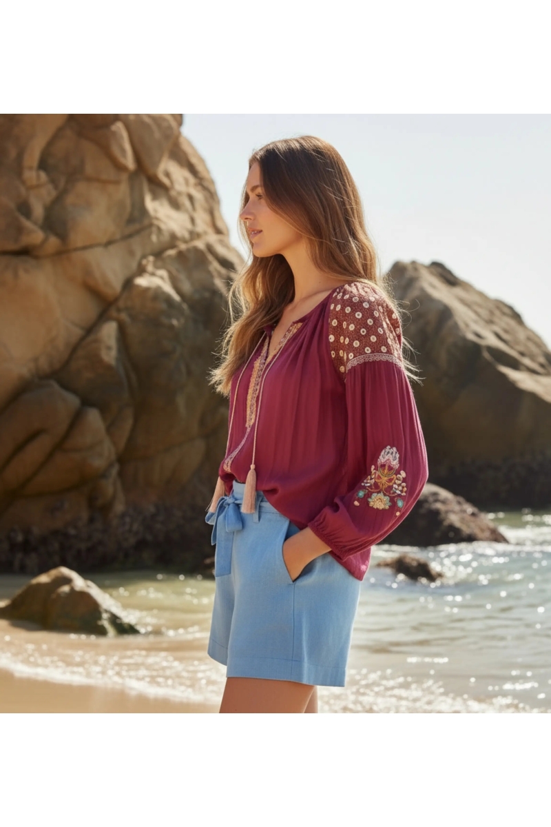 Miss June Paris — Blusa Rússla