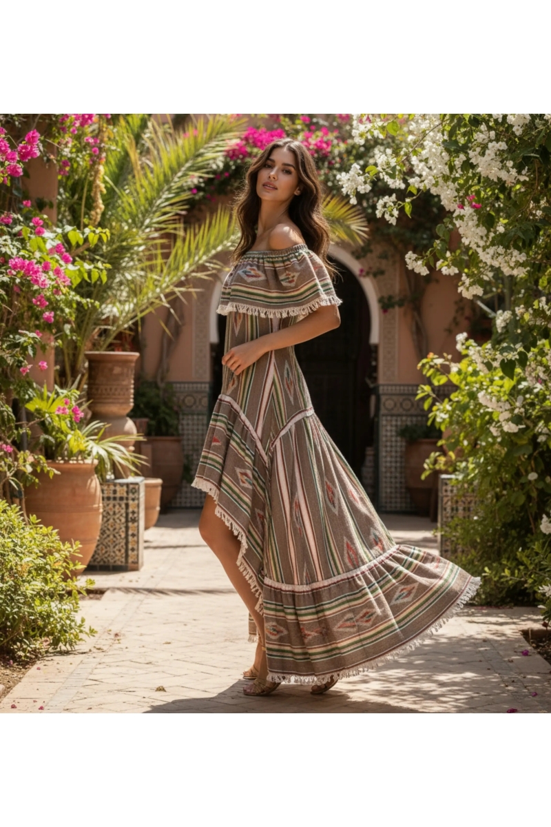 Miss June Paris — Maxikleid Santa Fe