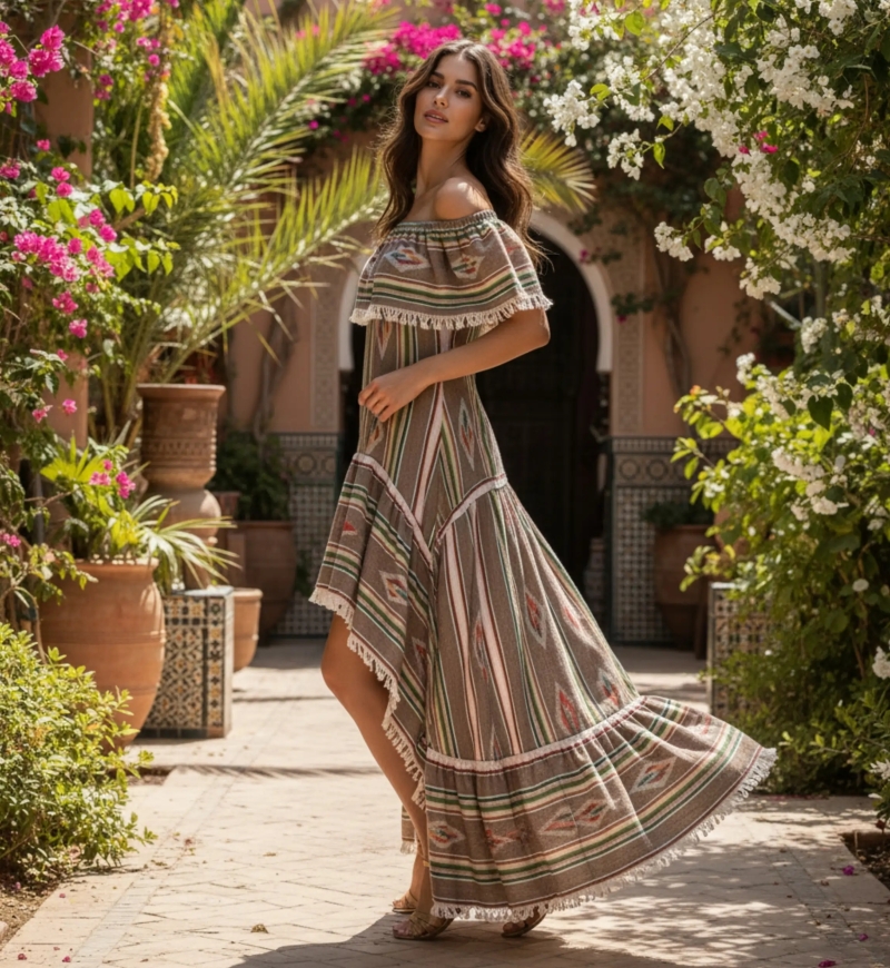 Miss June Paris — Maxikleid Santa Fe