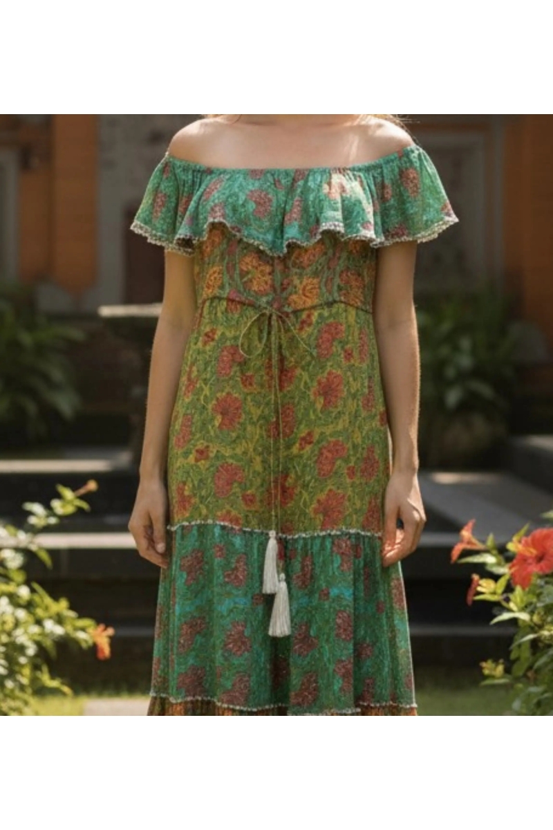 Miss June Paris — Vestido Largo Gardenia