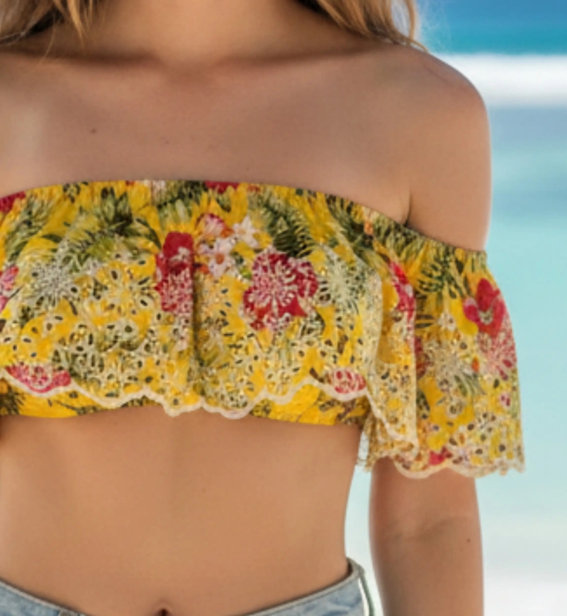 Miss June Paris — Top short Sun