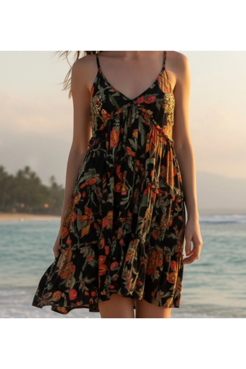 Miss June Paris — Kurzes Duo-Kleid