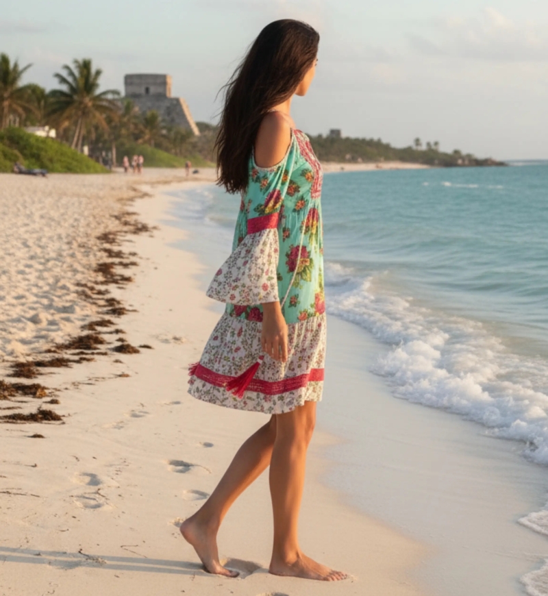 Miss June Paris — Robe Courte Tropical