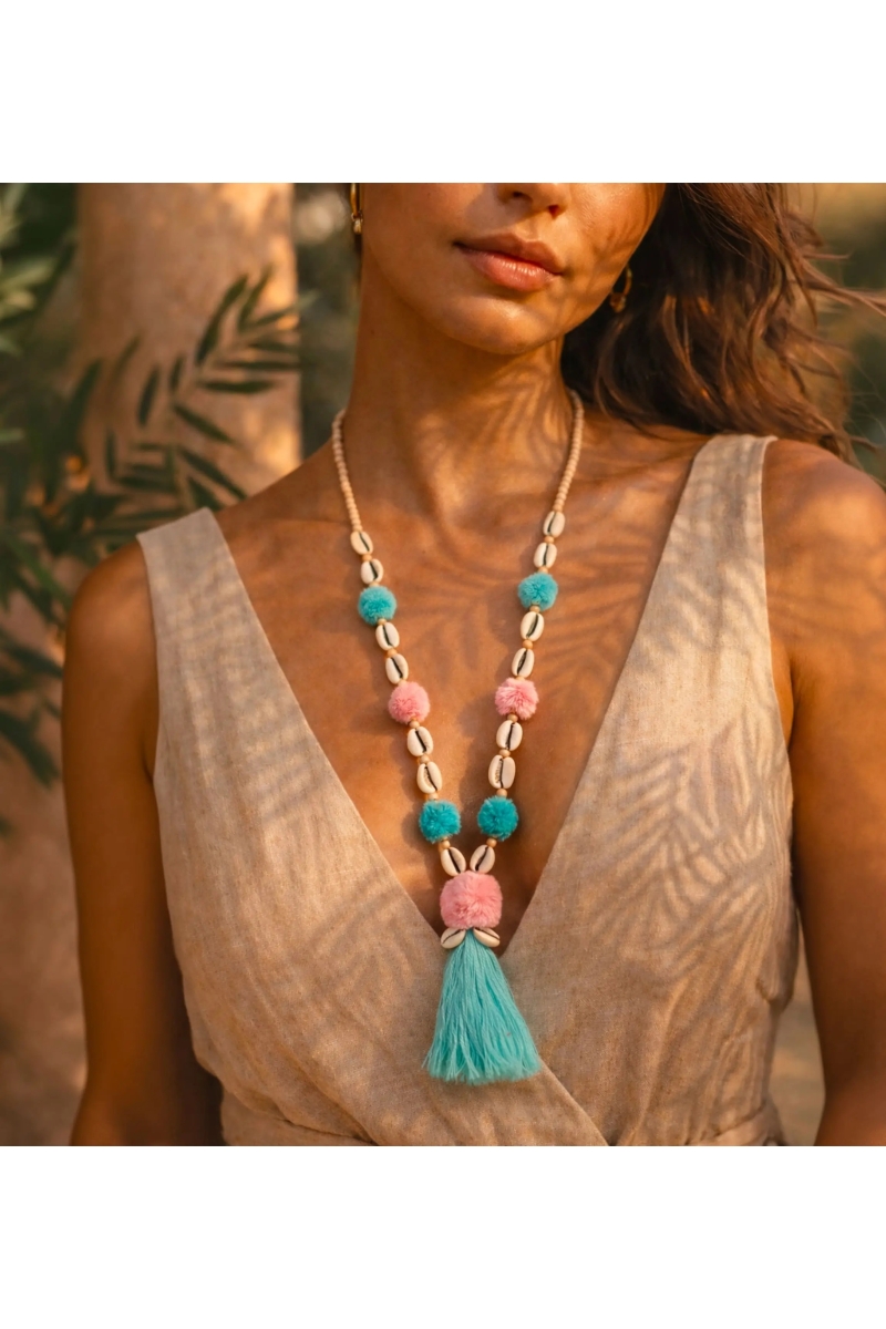 Miss June Paris — Collana Pompoms