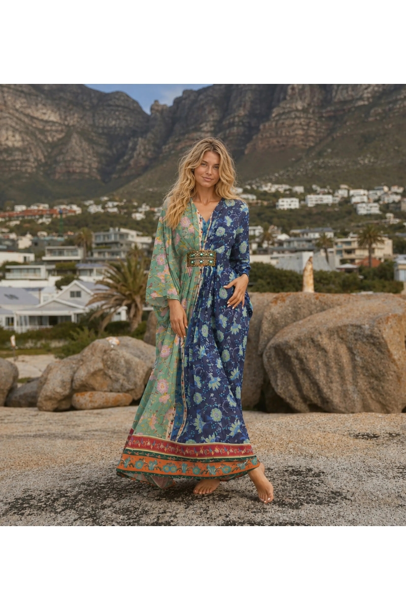 Lyzzie Langer Kaftan | Caftan Longet — Miss June Paris