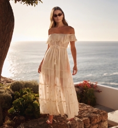 Lange Kate Kleid | Lange Kleider — Miss June Paris