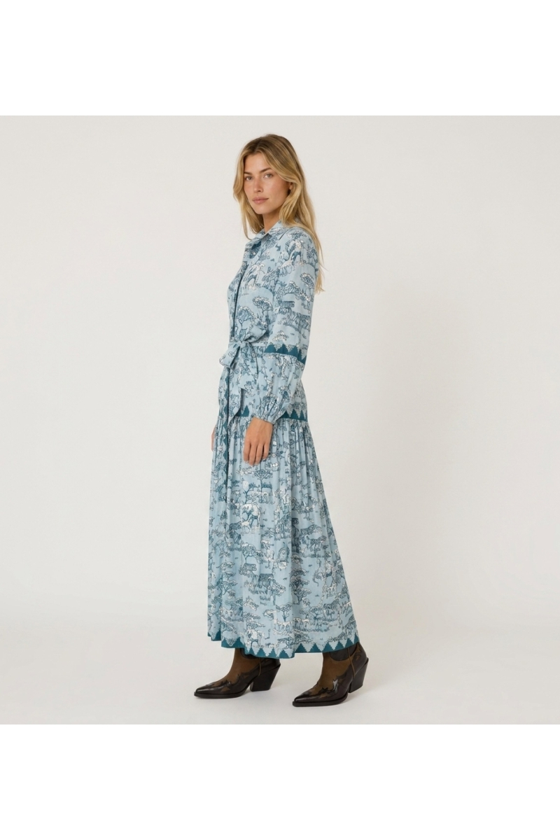 Vestito Lungo Lila