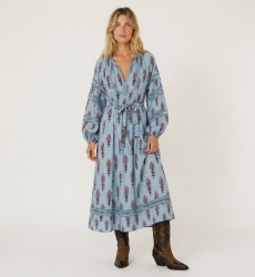 Langes Amberkleid