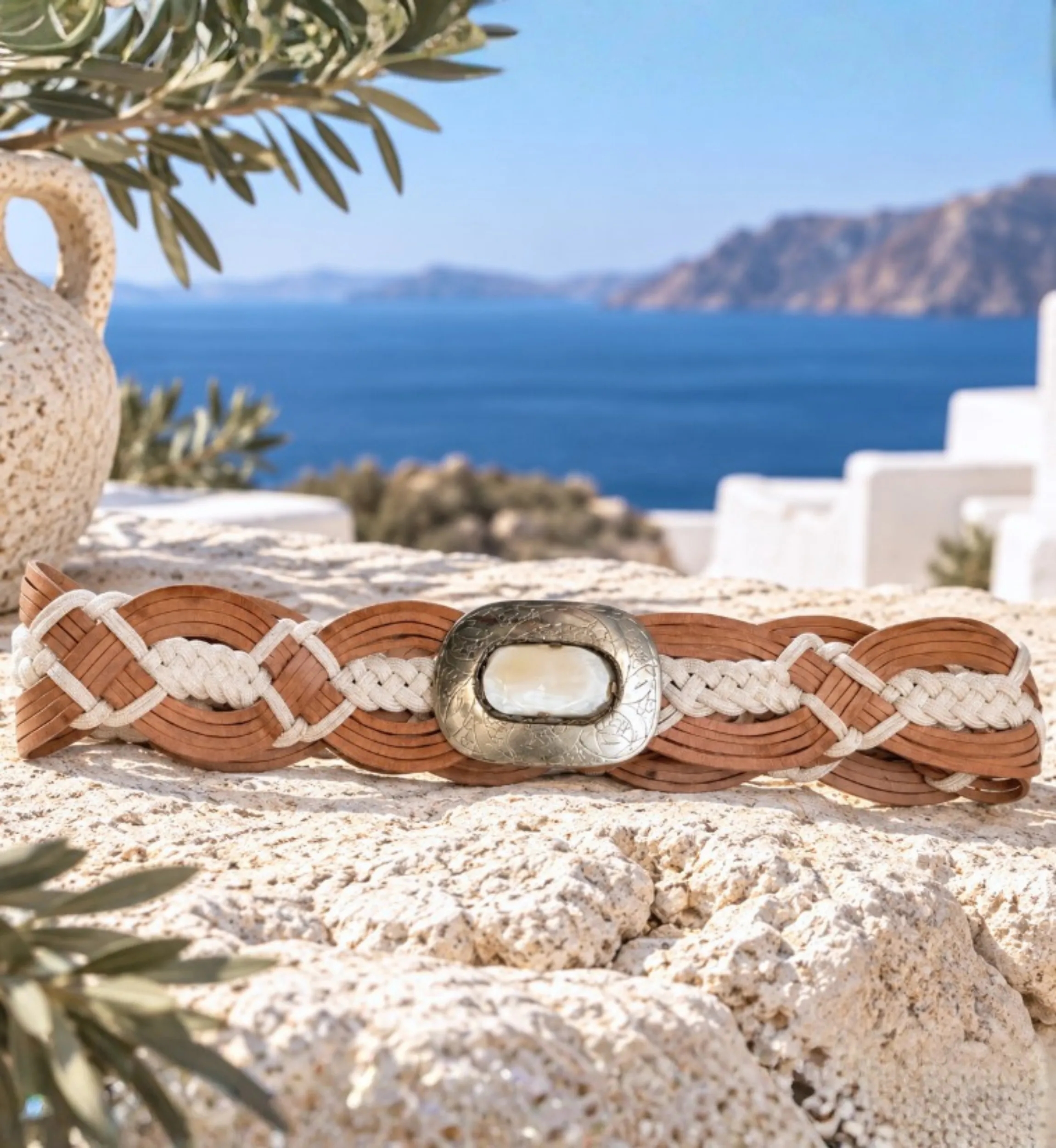 Leather Belt Helicia | Belts | Miss June Paris