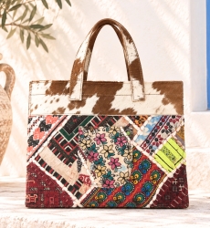 Bolso Patchwork Cuero | Boho Chic | Miss June Paris