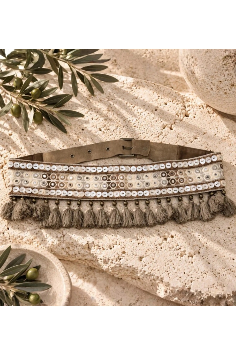 Ceinture Pompom | Ceinture Bohème Donna | Miss June Paris