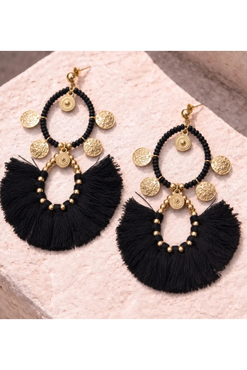 BOUCLES D'OREILLES FRINGES | Miss June