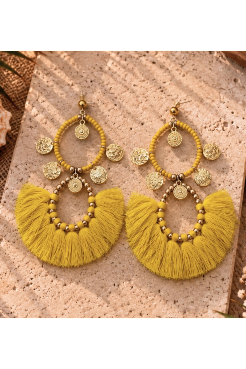 BOUCLES D'OREILLES FRINGES | Miss June