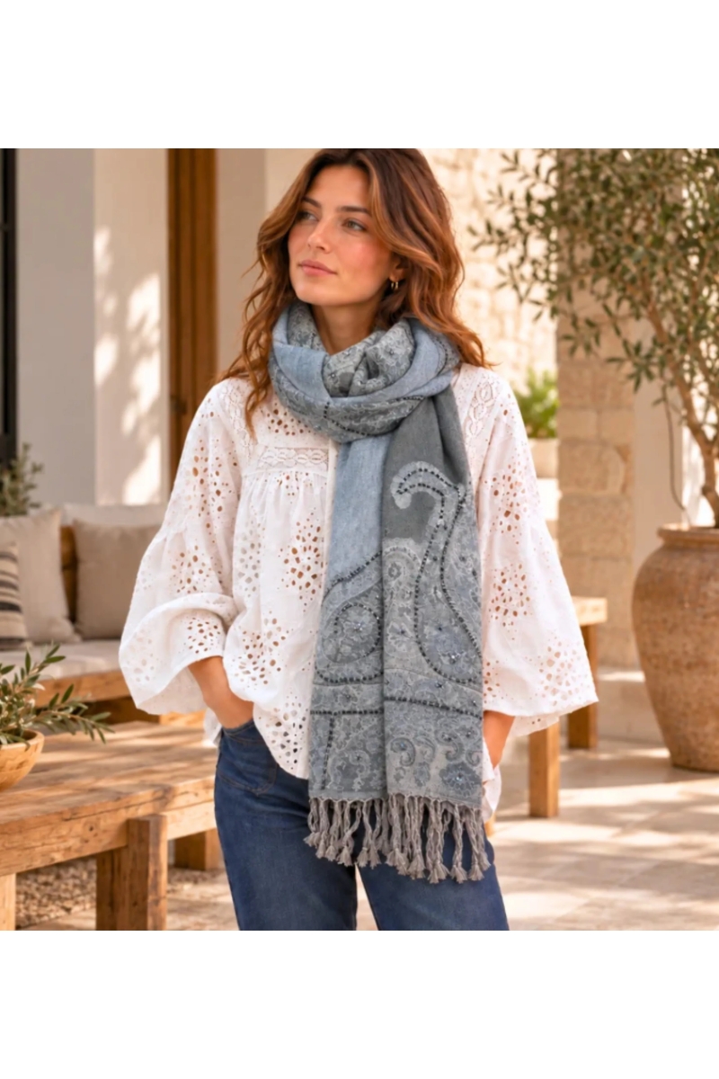 Zuly Scarf | Women's Bohemian Scarf | Miss June Paris