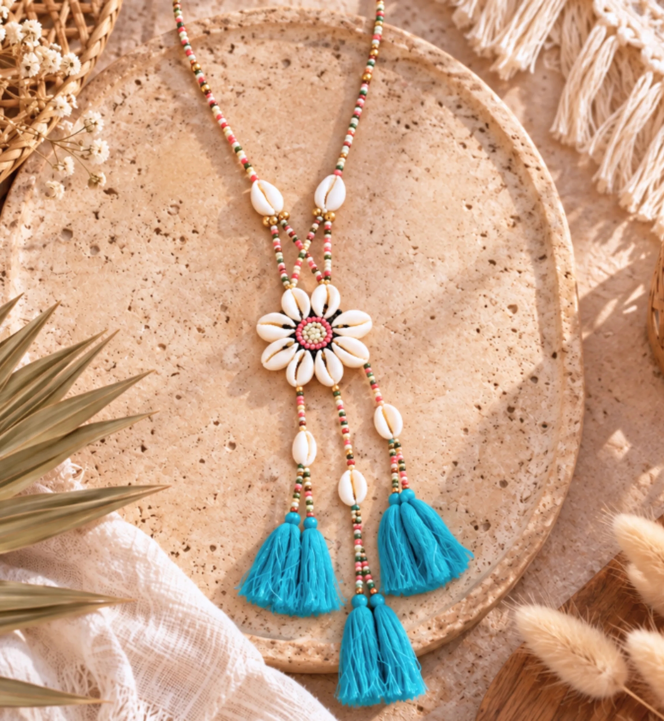 Lena Long Necklace | Bohemian Necklace | Miss June