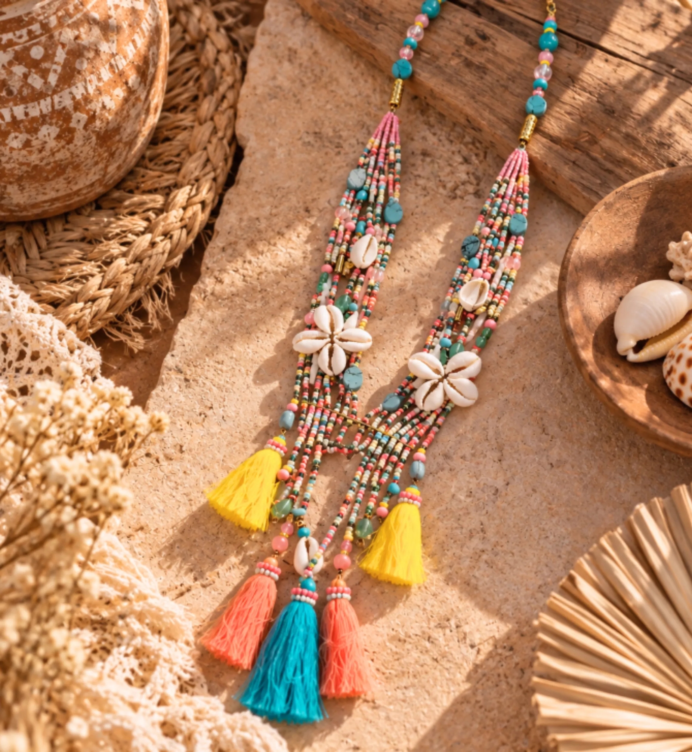 Natasha Long Necklace | Bohemian Necklace | Miss June