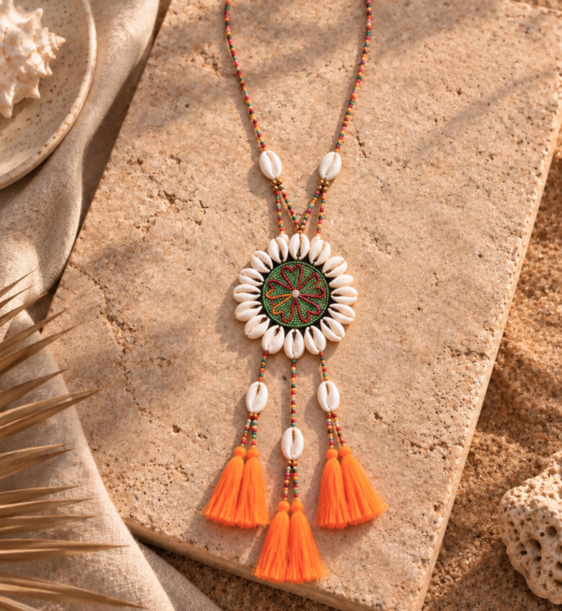 Mokara Long Necklace | Bohemian Sautoir | Miss June