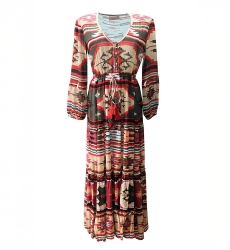 Miss June Paris — Vestido Largo Kilim