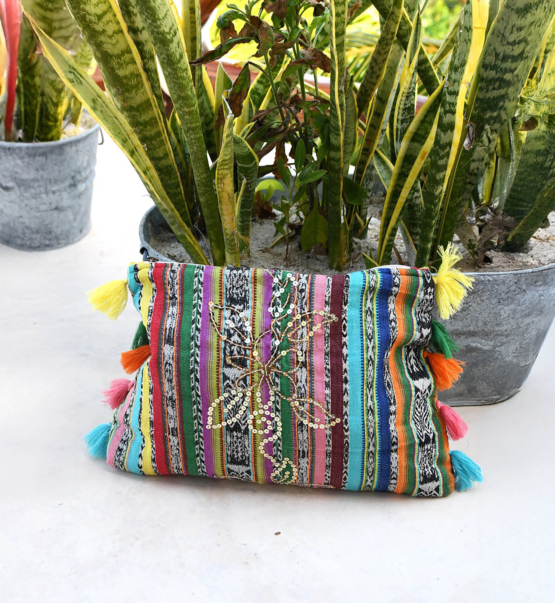 Clutch aus Baumwolle LAVISH - Miss June