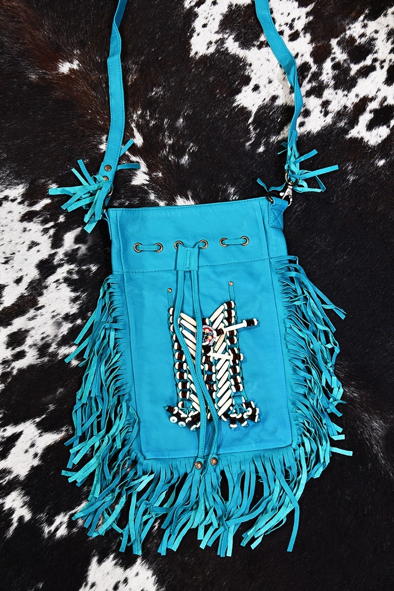 borsa in pelle boheme TAINA - Miss June