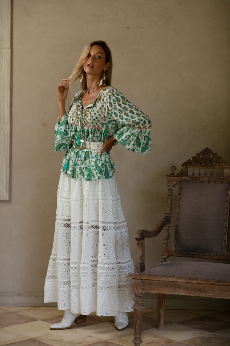 Miss June Paris, Falda Larga Plumeria