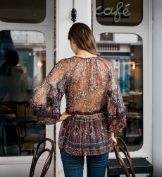 blouse manche longue boheme JOHNNY - Miss June