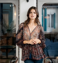 blouse manche longue boheme JOHNNY - Miss June