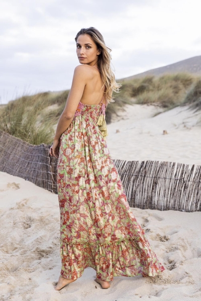 bohemian summer long dress BARI - Miss June