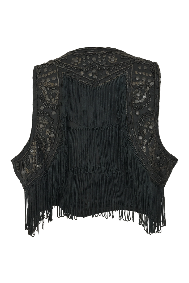 bolero gilet noir boheme DARIA - Miss June