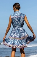 sleeveless floral short dress CASSIE - Miss June