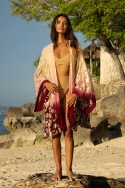 long sleeve bohemian short kimono LENY - Miss June