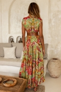 sleeveless bohemian long dress KAYA - Miss June