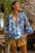 long sleeve bohemian blouse GEMMA - Miss June