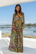 long sleeve bohemian long dress XENIA - Miss June