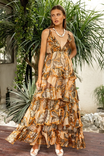 bohemian chic long dress WEST - Miss June