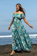 short sleeve bohemian long dress ERICA - Miss June