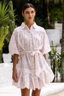 long sleeve bohemian chic short dress LOUISA - Miss June